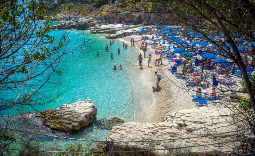 plaže na krfu